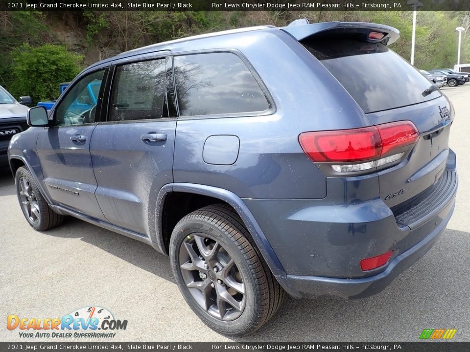 2021 Jeep Grand Cherokee Limited 4x4 Slate Blue Pearl / Black Photo #3