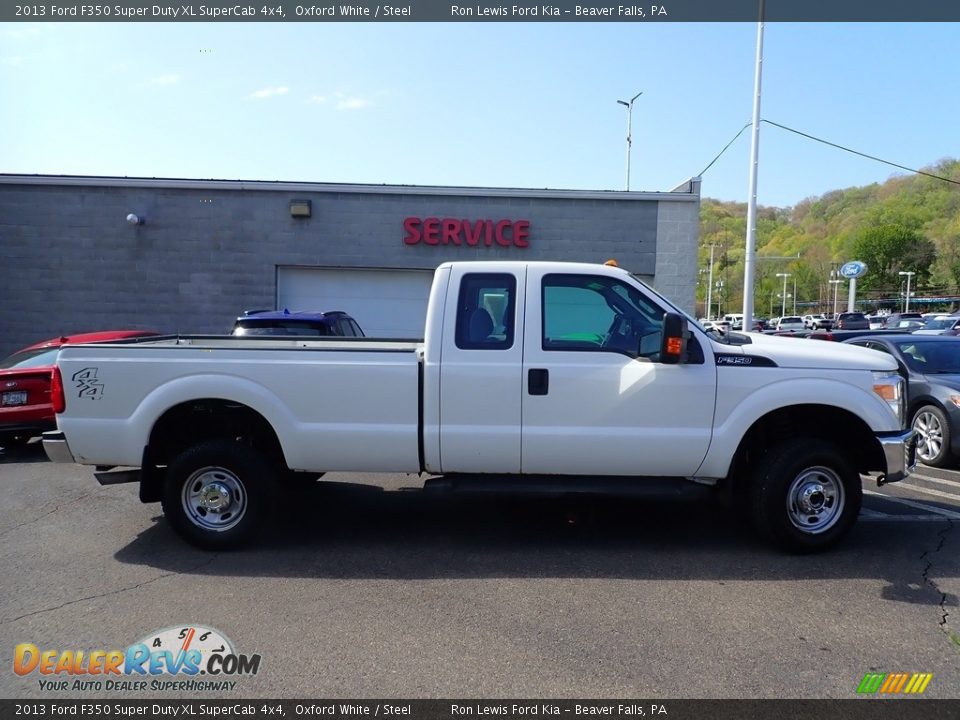 2013 Ford F350 Super Duty XL SuperCab 4x4 Oxford White / Steel Photo #1