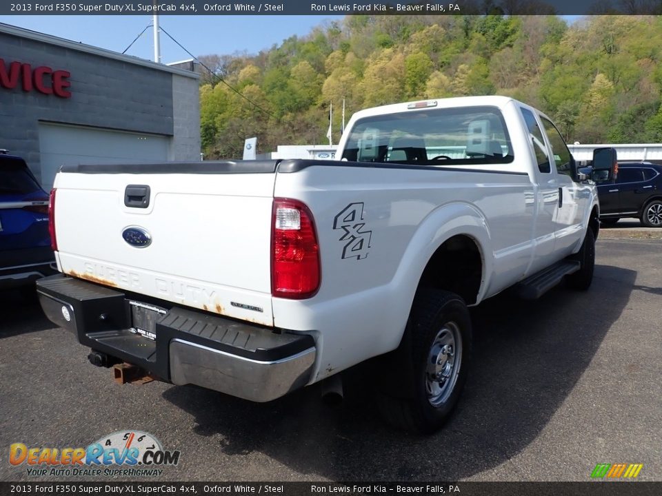 2013 Ford F350 Super Duty XL SuperCab 4x4 Oxford White / Steel Photo #2