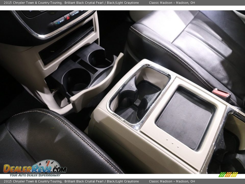 2015 Chrysler Town & Country Touring Brilliant Black Crystal Pearl / Black/Light Graystone Photo #11
