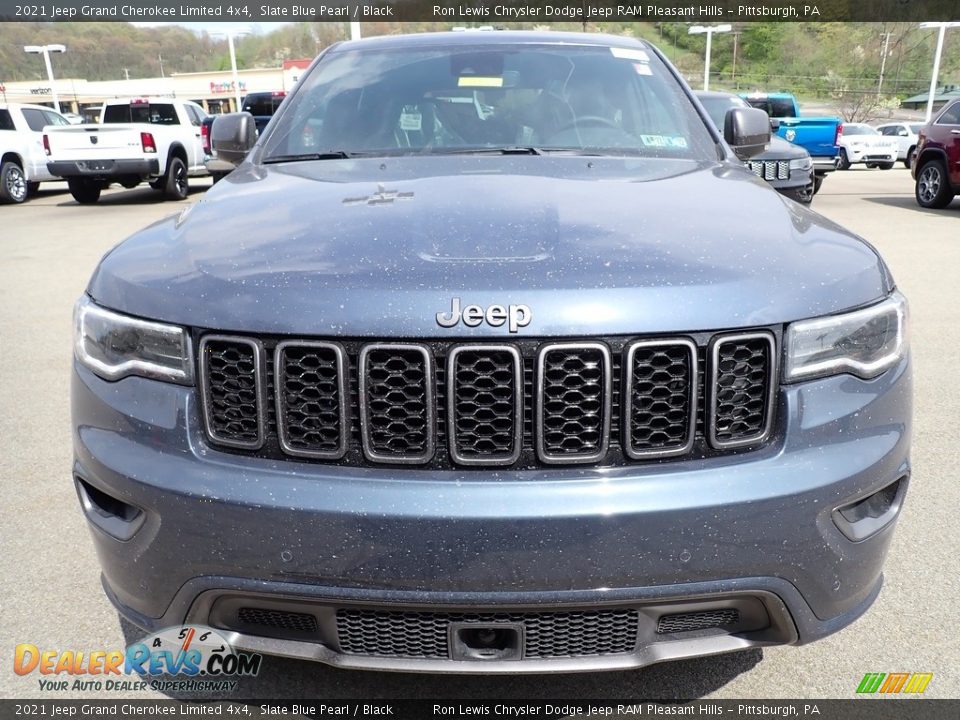 2021 Jeep Grand Cherokee Limited 4x4 Slate Blue Pearl / Black Photo #9