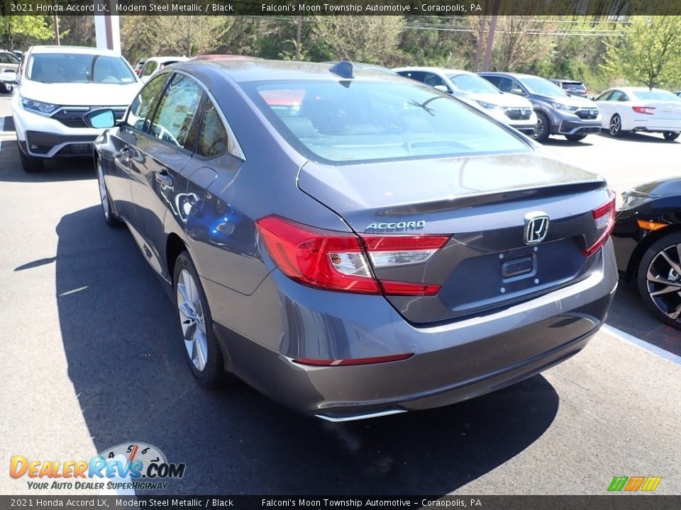 2021 Honda Accord LX Modern Steel Metallic / Black Photo #2