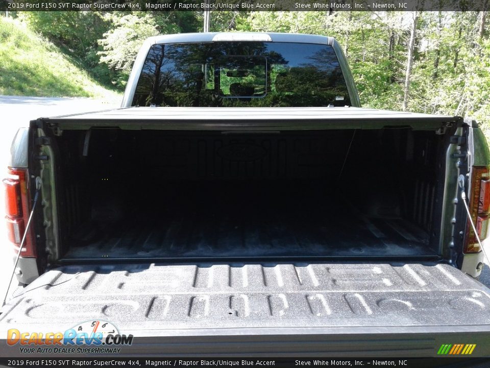 2019 Ford F150 SVT Raptor SuperCrew 4x4 Magnetic / Raptor Black/Unique Blue Accent Photo #9