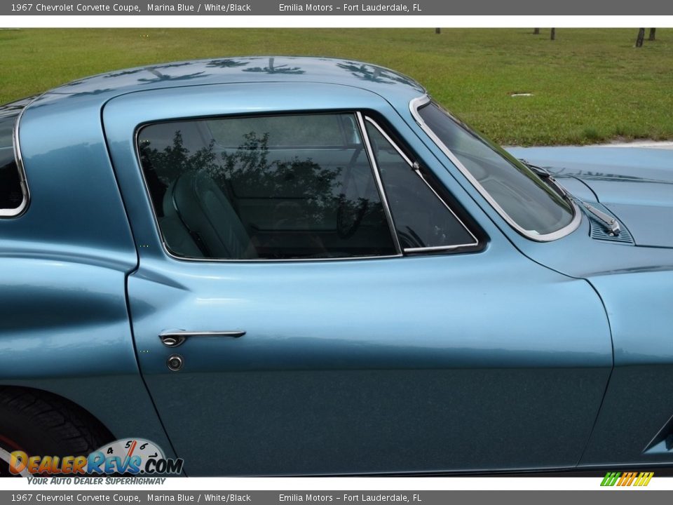 1967 Chevrolet Corvette Coupe Marina Blue / White/Black Photo #32