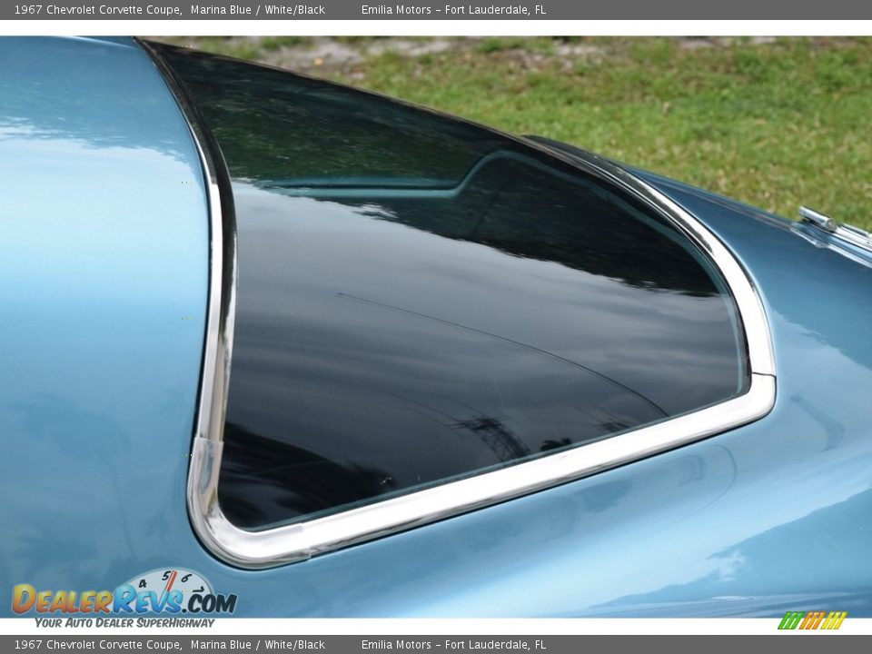 1967 Chevrolet Corvette Coupe Marina Blue / White/Black Photo #37
