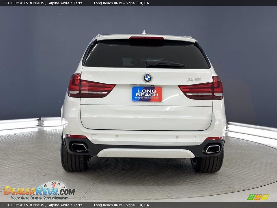 2018 BMW X5 sDrive35i Alpine White / Terra Photo #4