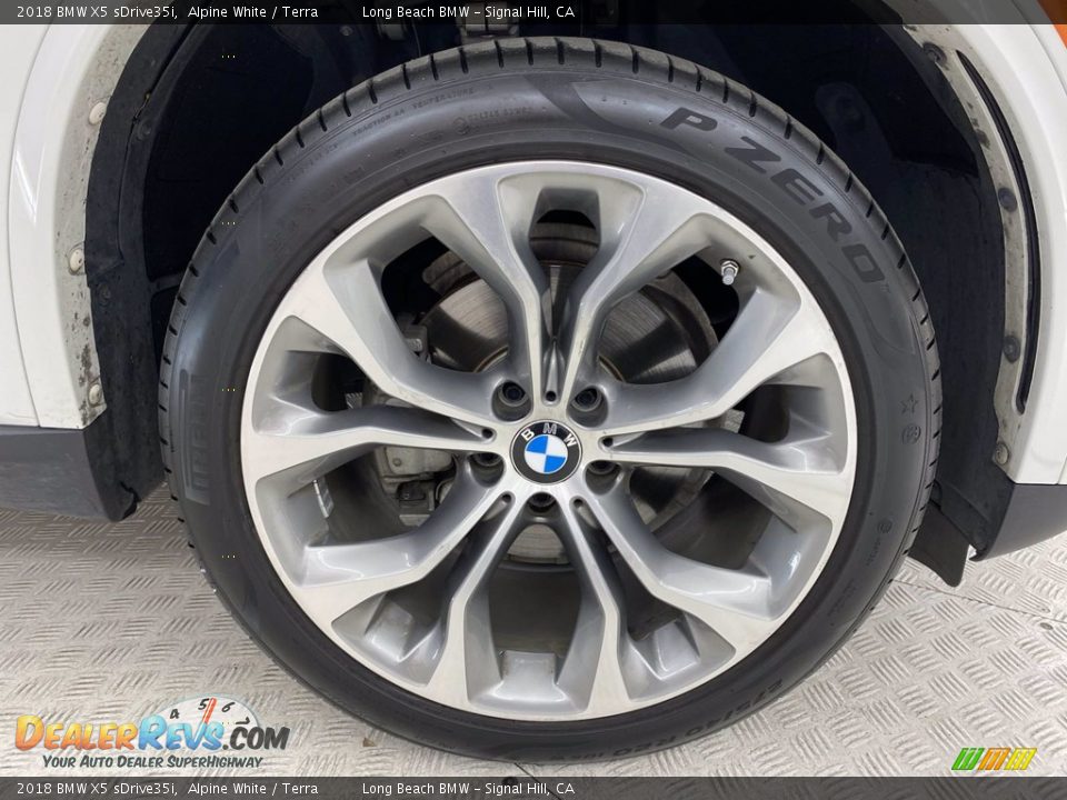 2018 BMW X5 sDrive35i Alpine White / Terra Photo #6