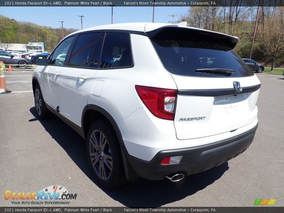 2021 Honda Passport EX-L AWD Platinum White Pearl / Black Photo #3