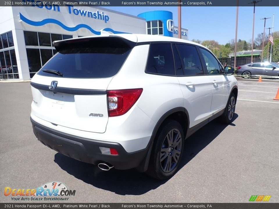 2021 Honda Passport EX-L AWD Platinum White Pearl / Black Photo #4