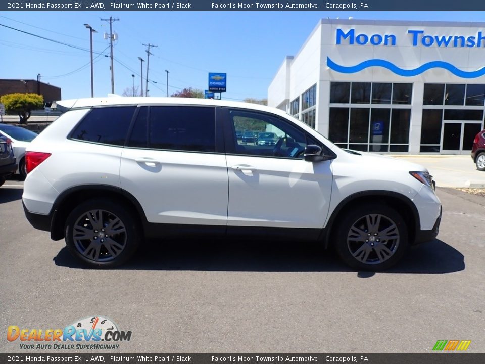 2021 Honda Passport EX-L AWD Platinum White Pearl / Black Photo #5