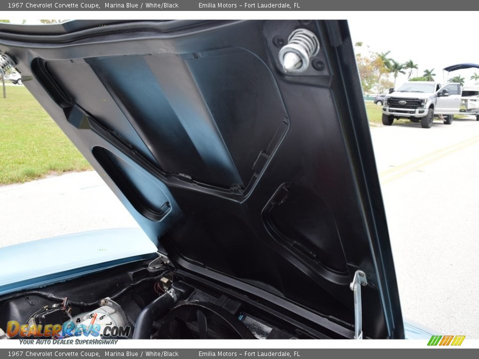 1967 Chevrolet Corvette Coupe Marina Blue / White/Black Photo #54