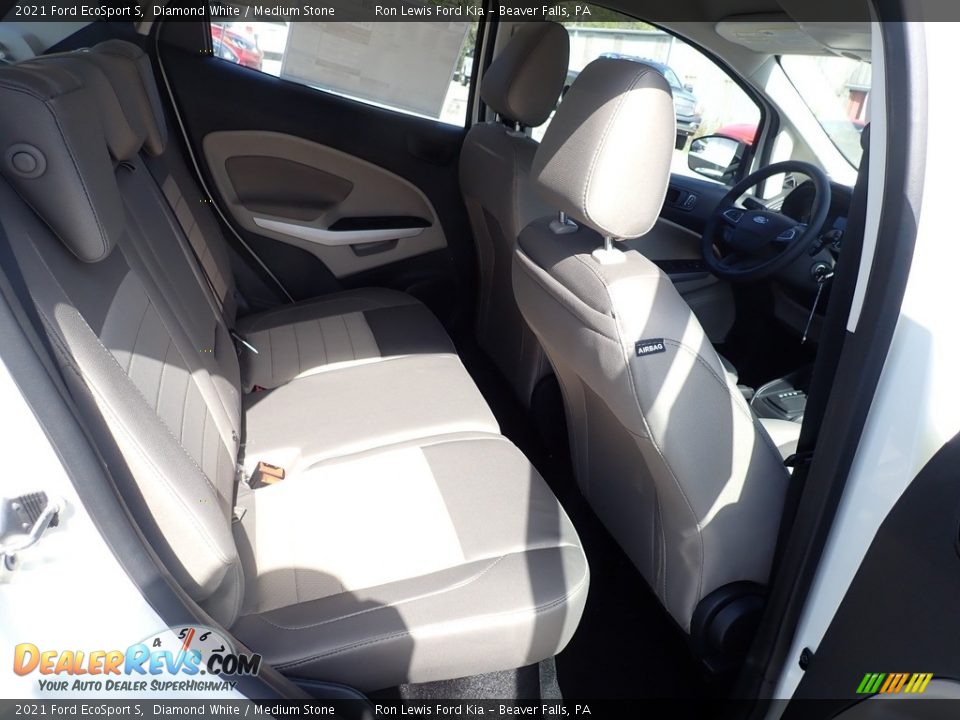 2021 Ford EcoSport S Diamond White / Medium Stone Photo #10