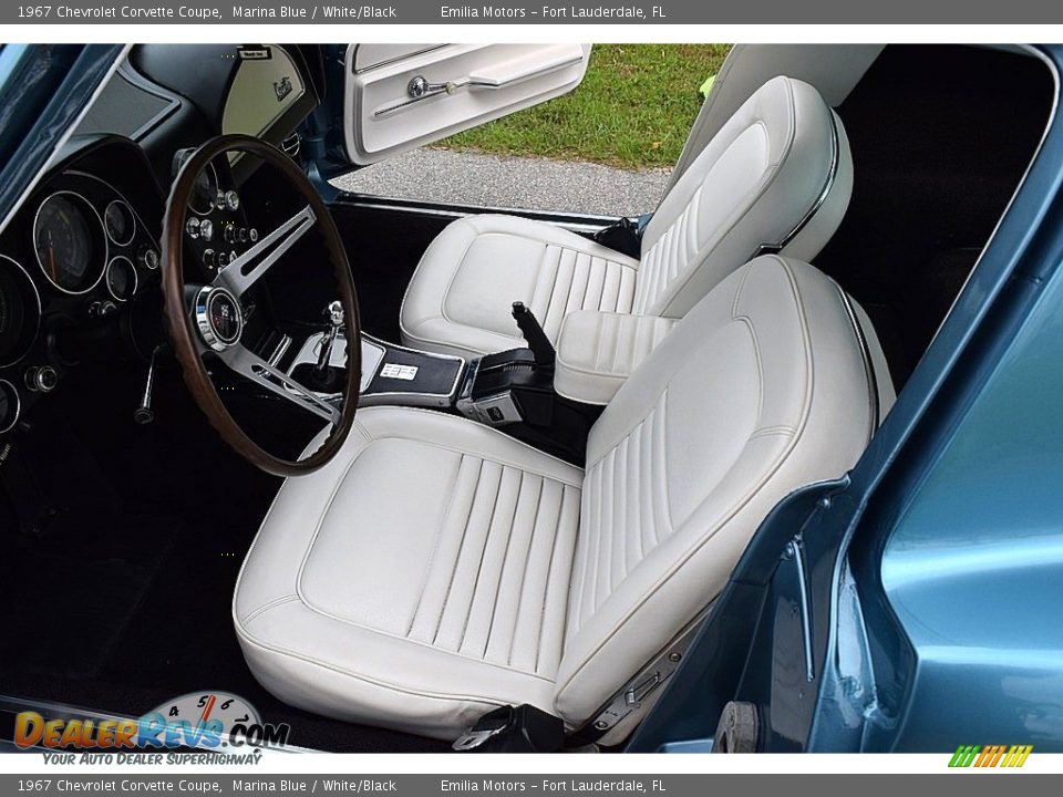 White/Black Interior - 1967 Chevrolet Corvette Coupe Photo #64