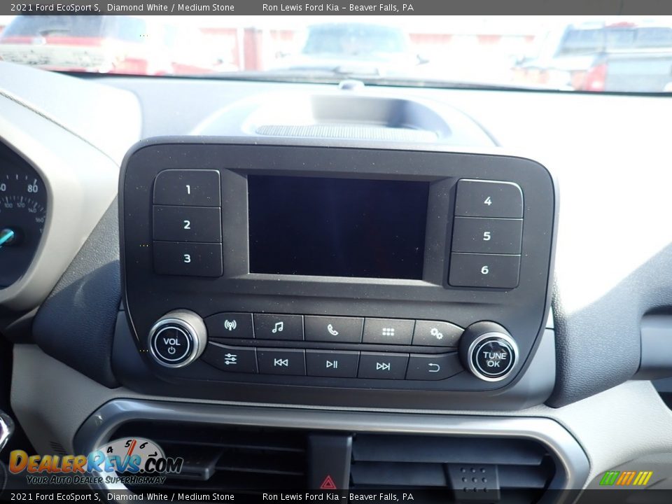 2021 Ford EcoSport S Diamond White / Medium Stone Photo #16