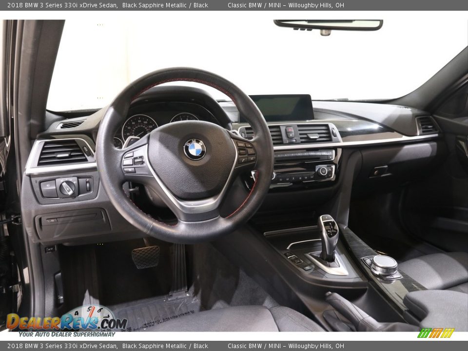 2018 BMW 3 Series 330i xDrive Sedan Black Sapphire Metallic / Black Photo #6