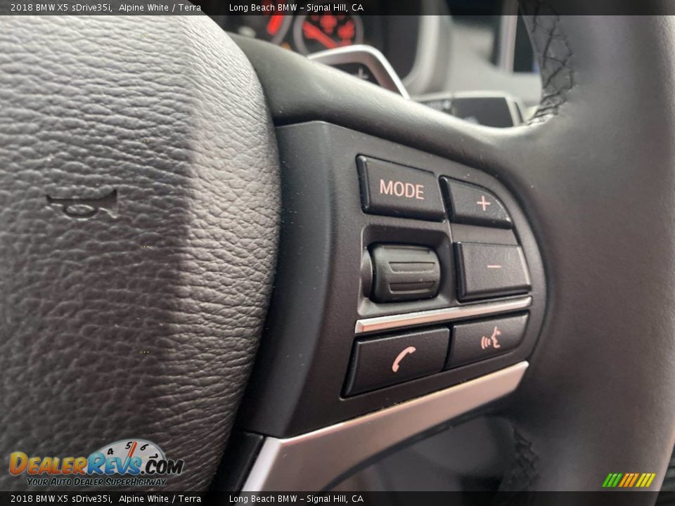 2018 BMW X5 sDrive35i Alpine White / Terra Photo #20