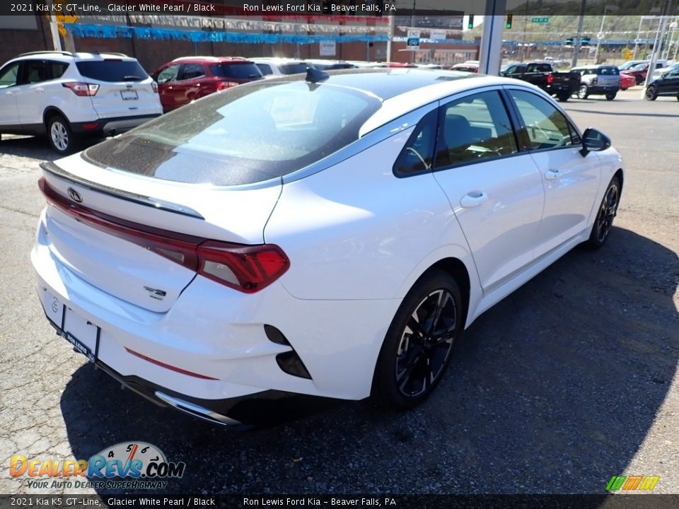 2021 Kia K5 GT-Line Glacier White Pearl / Black Photo #2