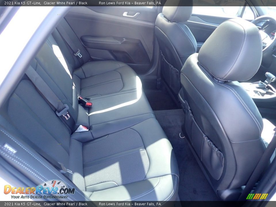 2021 Kia K5 GT-Line Glacier White Pearl / Black Photo #9