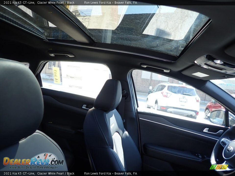 2021 Kia K5 GT-Line Glacier White Pearl / Black Photo #11