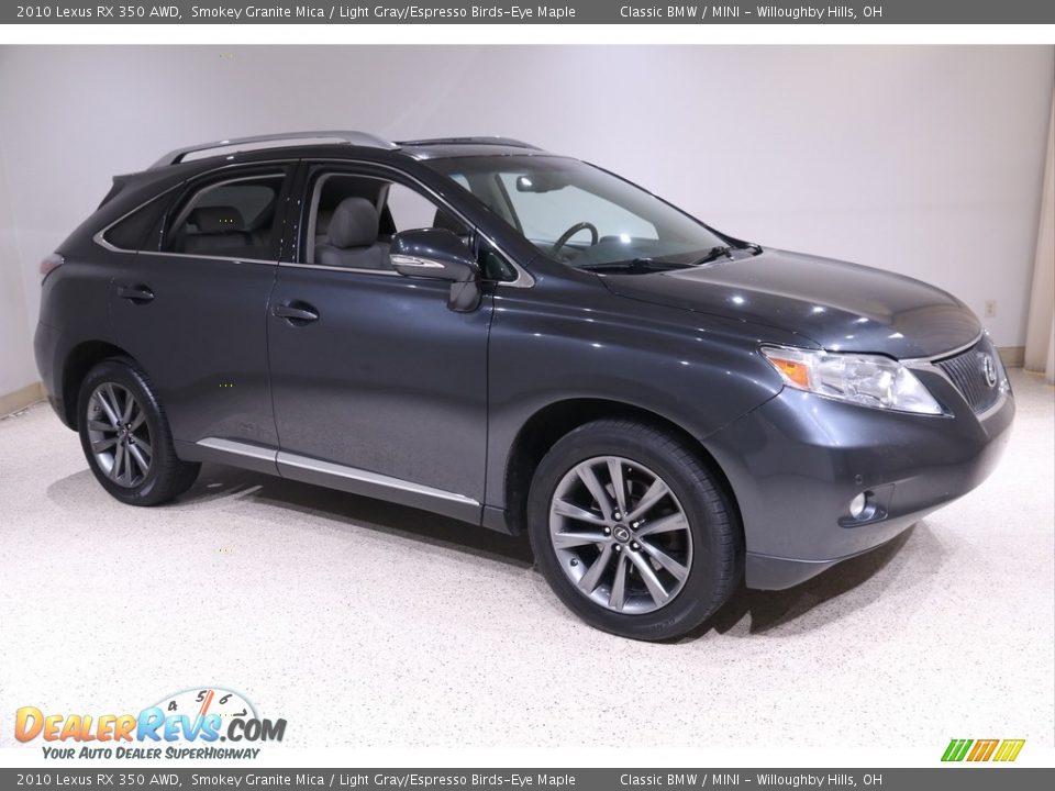 2010 Lexus RX 350 AWD Smokey Granite Mica / Light Gray/Espresso Birds-Eye Maple Photo #1