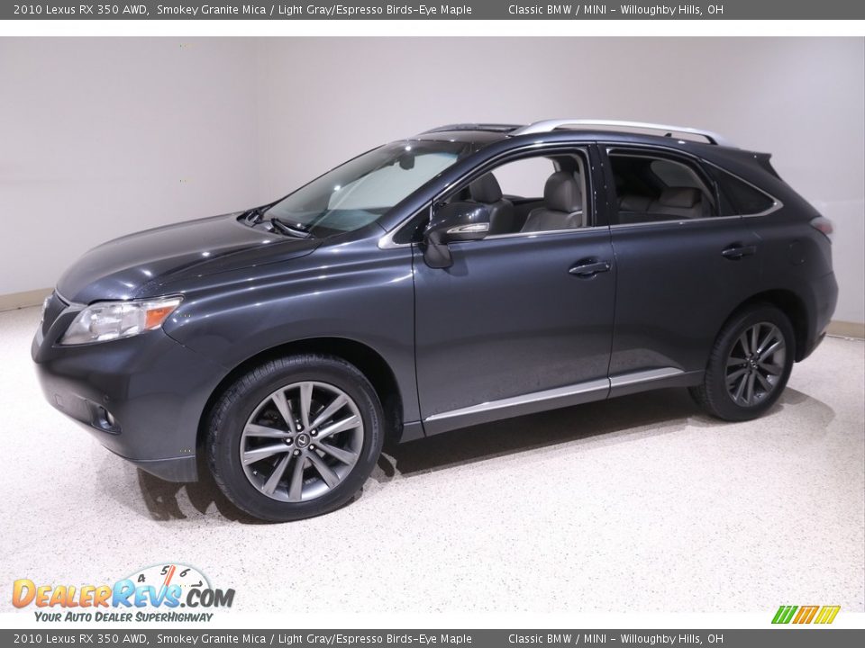 2010 Lexus RX 350 AWD Smokey Granite Mica / Light Gray/Espresso Birds-Eye Maple Photo #3