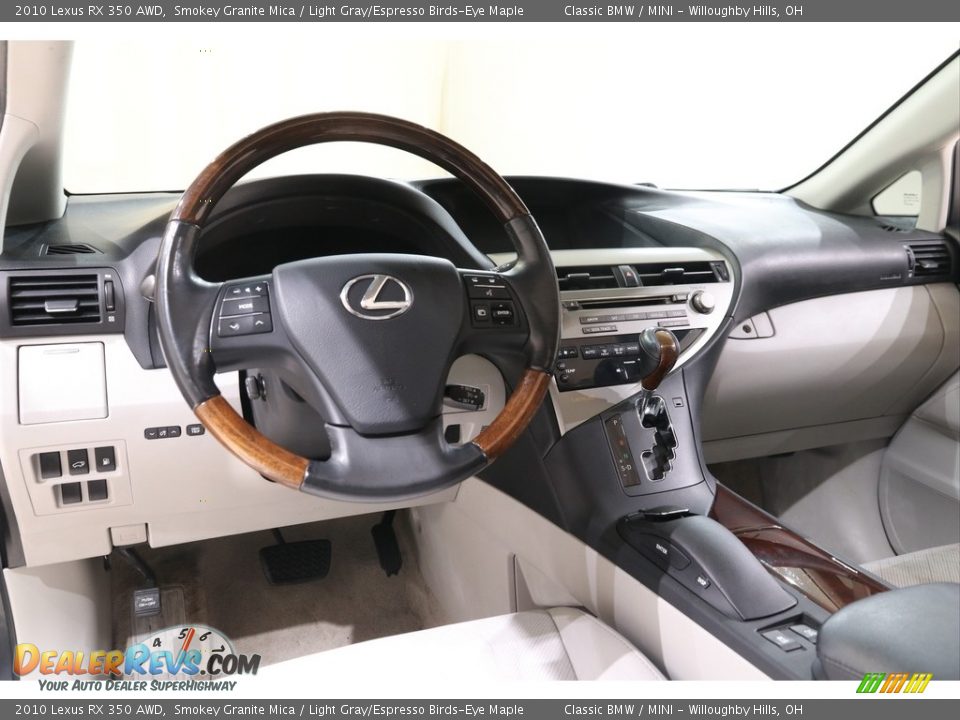 2010 Lexus RX 350 AWD Smokey Granite Mica / Light Gray/Espresso Birds-Eye Maple Photo #6