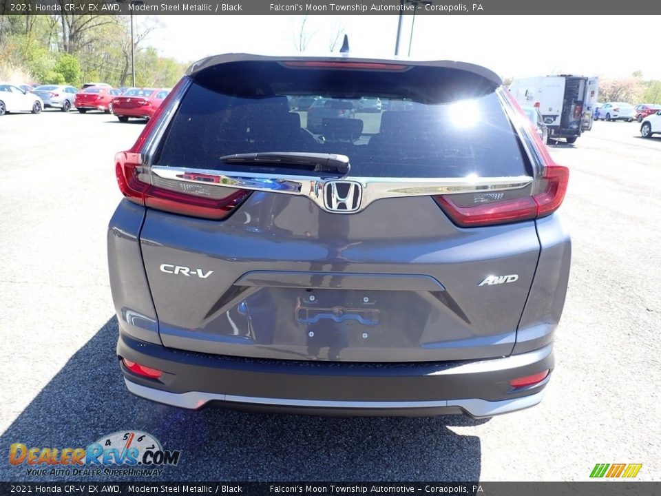 2021 Honda CR-V EX AWD Modern Steel Metallic / Black Photo #4