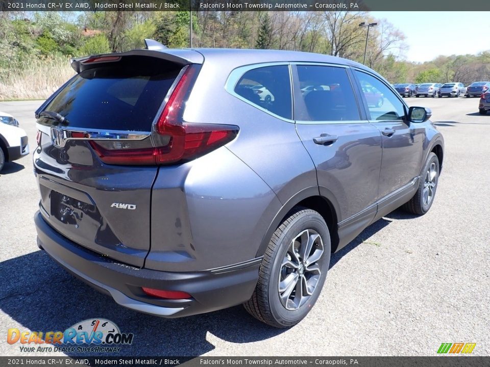 2021 Honda CR-V EX AWD Modern Steel Metallic / Black Photo #5