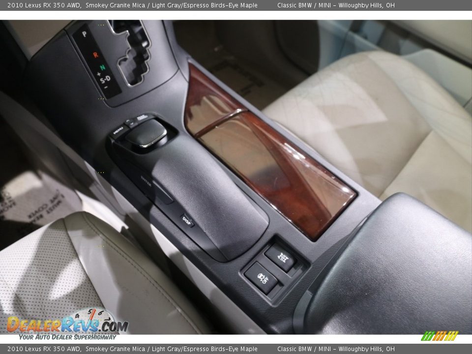 2010 Lexus RX 350 AWD Smokey Granite Mica / Light Gray/Espresso Birds-Eye Maple Photo #11