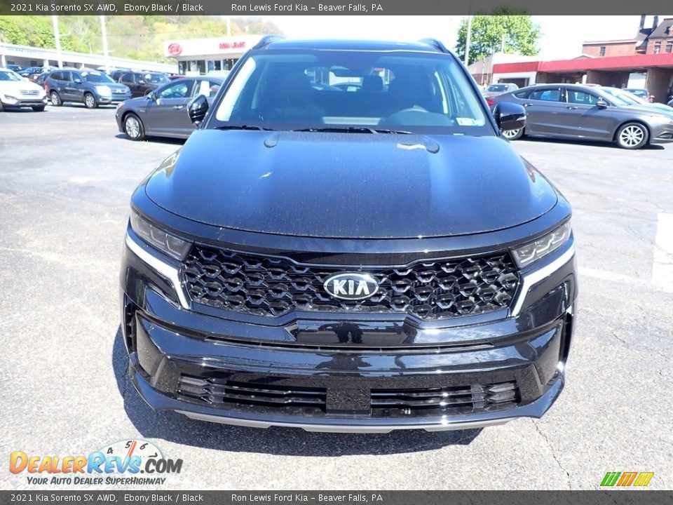 2021 Kia Sorento SX AWD Ebony Black / Black Photo #4