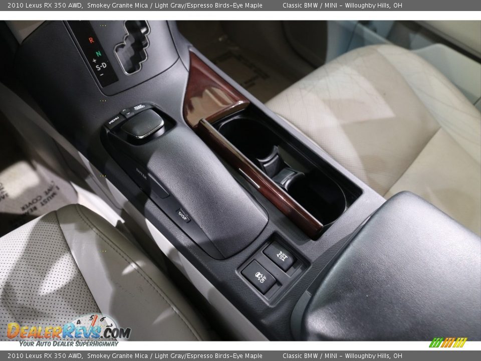 2010 Lexus RX 350 AWD Smokey Granite Mica / Light Gray/Espresso Birds-Eye Maple Photo #12