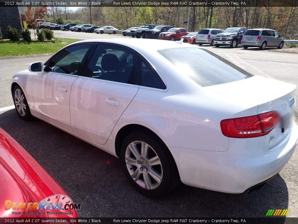 2012 Audi A4 2.0T quattro Sedan Ibis White / Black Photo #4