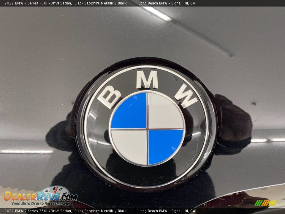 2022 BMW 7 Series 750i xDrive Sedan Black Sapphire Metallic / Black Photo #5