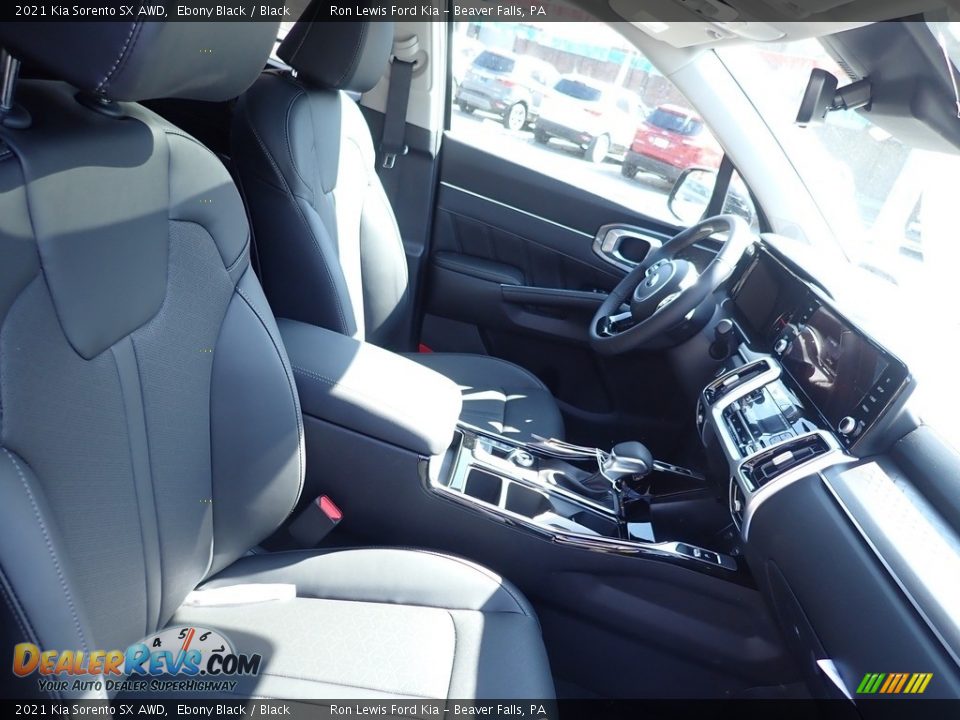 2021 Kia Sorento SX AWD Ebony Black / Black Photo #10