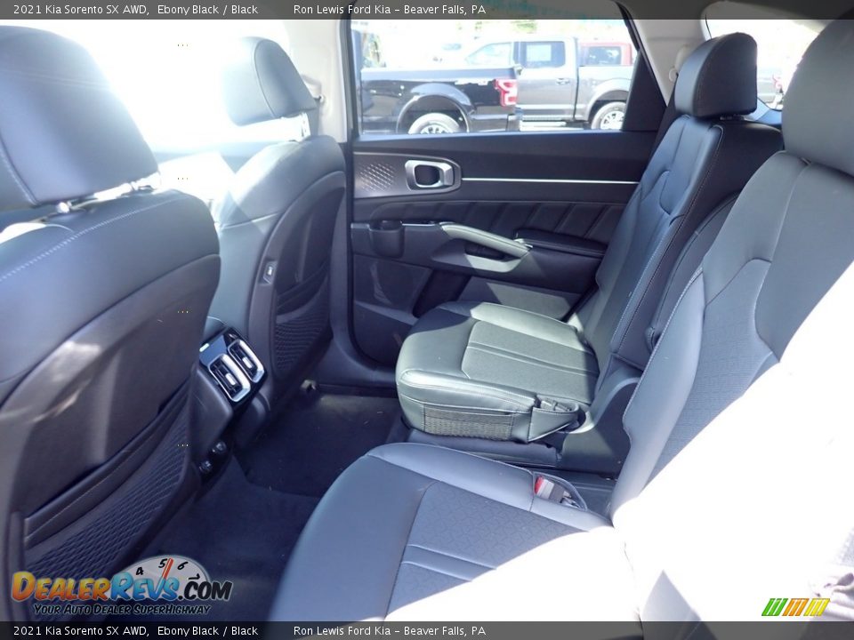 2021 Kia Sorento SX AWD Ebony Black / Black Photo #12