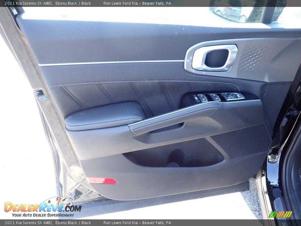 2021 Kia Sorento SX AWD Ebony Black / Black Photo #14