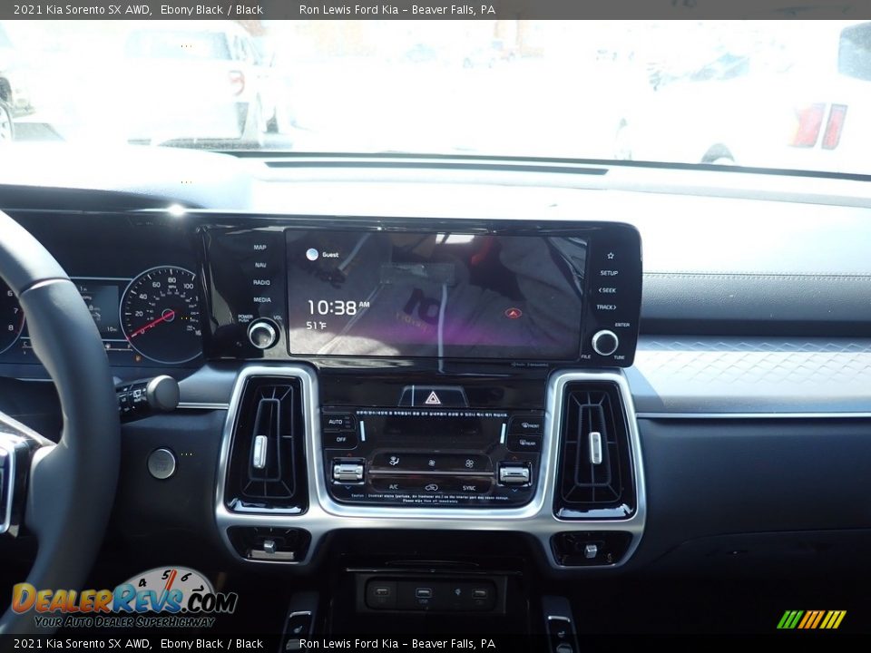 2021 Kia Sorento SX AWD Ebony Black / Black Photo #16