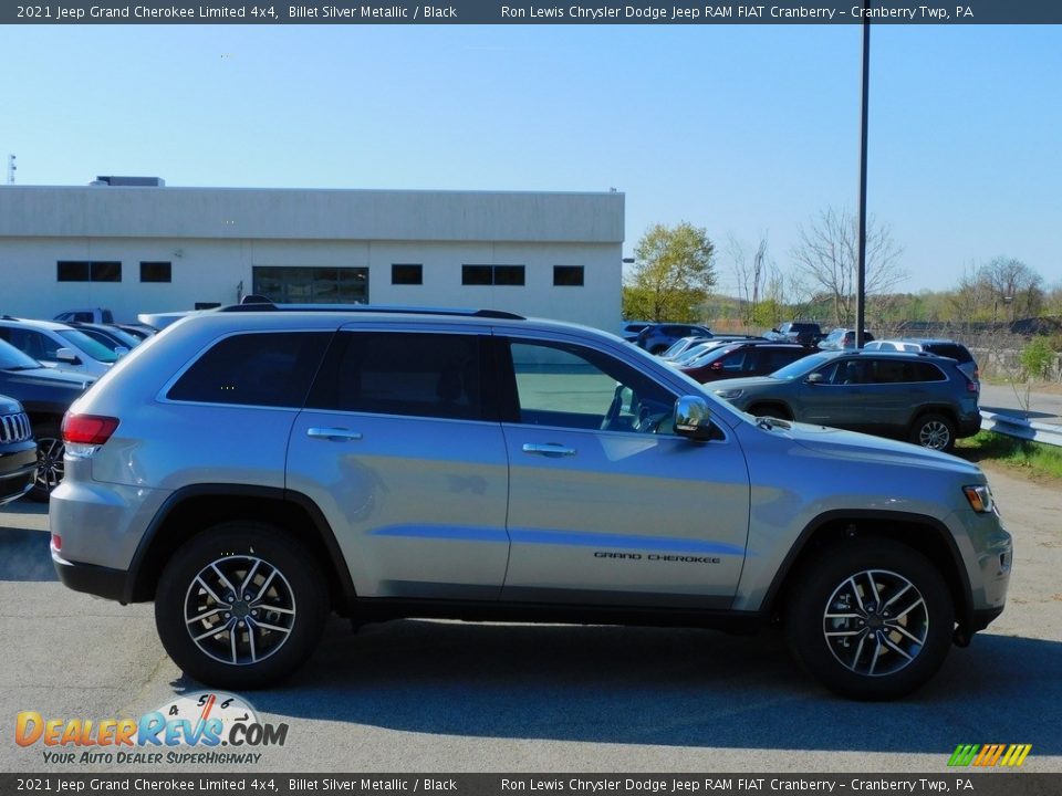 2021 Jeep Grand Cherokee Limited 4x4 Billet Silver Metallic / Black Photo #4