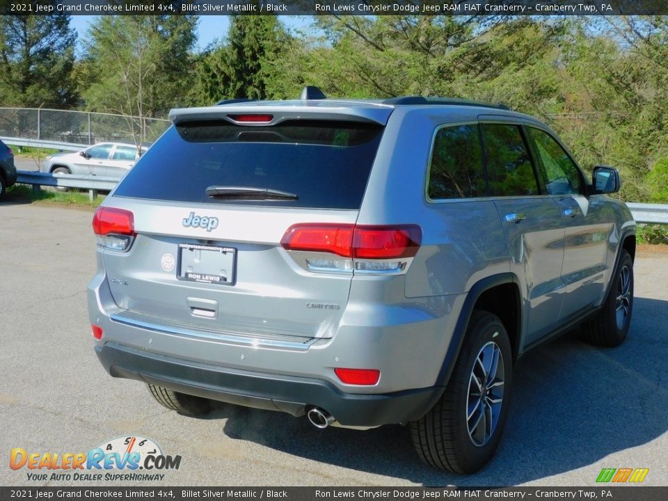 2021 Jeep Grand Cherokee Limited 4x4 Billet Silver Metallic / Black Photo #5