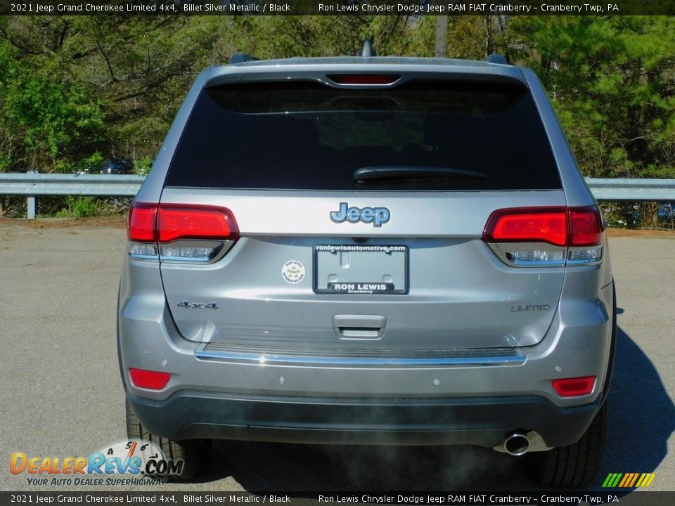 2021 Jeep Grand Cherokee Limited 4x4 Billet Silver Metallic / Black Photo #6