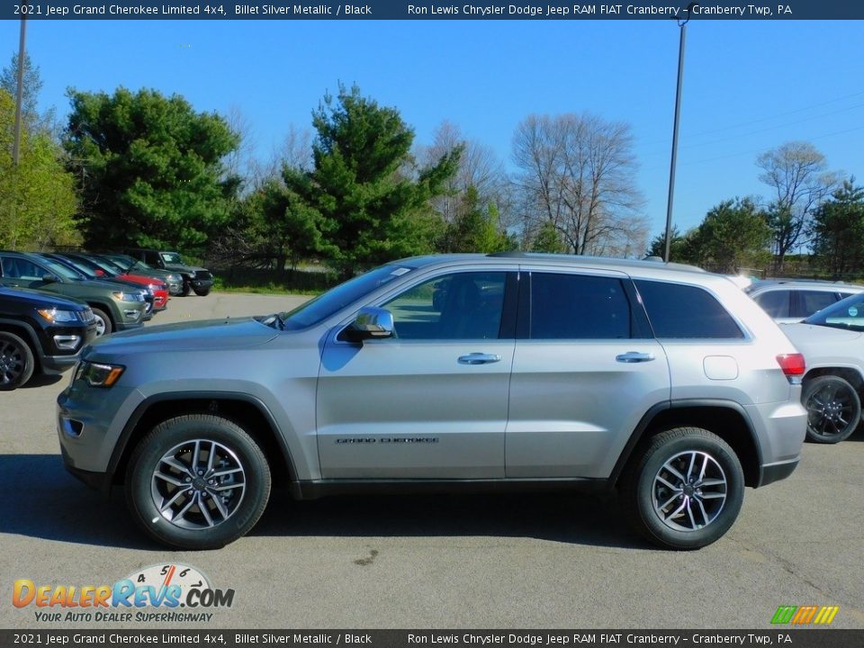 2021 Jeep Grand Cherokee Limited 4x4 Billet Silver Metallic / Black Photo #9