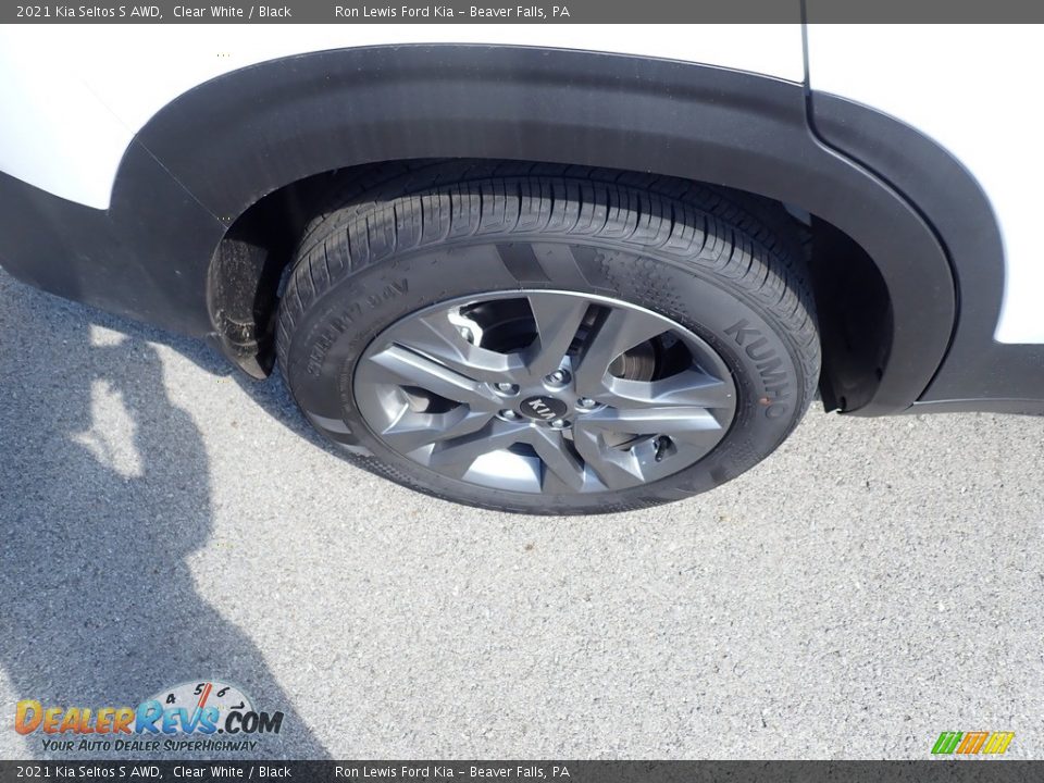 2021 Kia Seltos S AWD Clear White / Black Photo #9