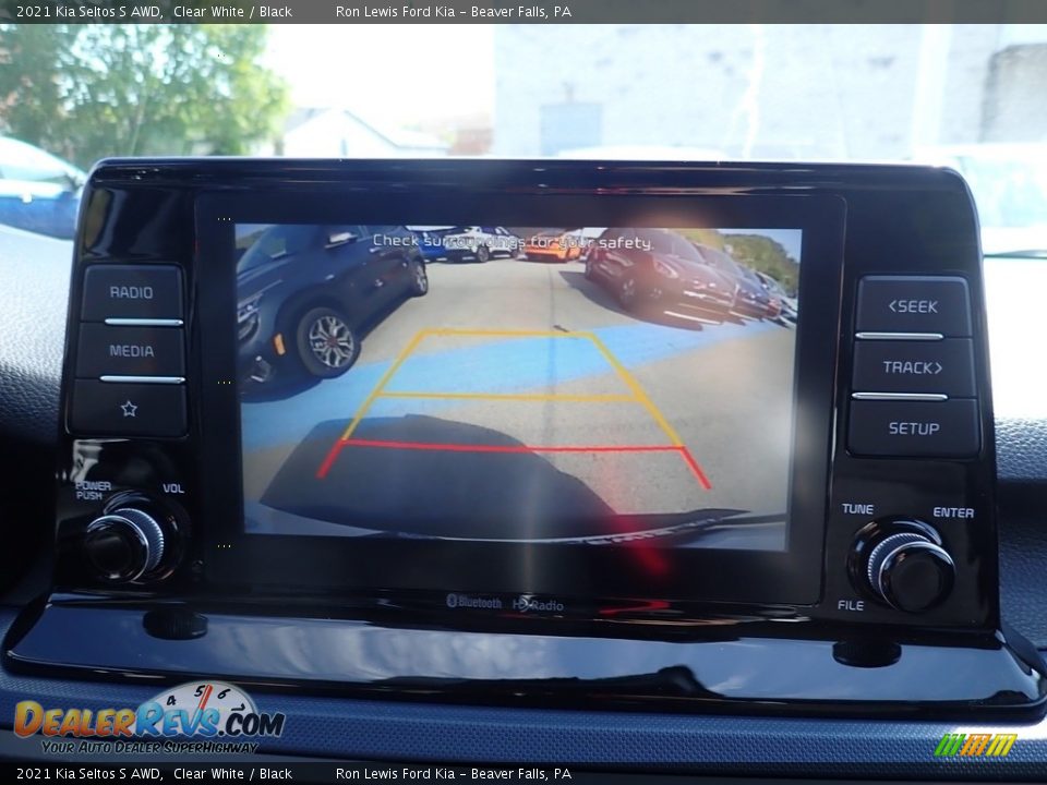 2021 Kia Seltos S AWD Clear White / Black Photo #17