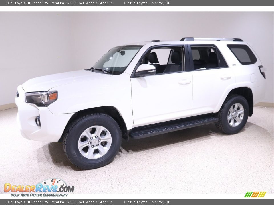 2019 Toyota 4Runner SR5 Premium 4x4 Super White / Graphite Photo #3