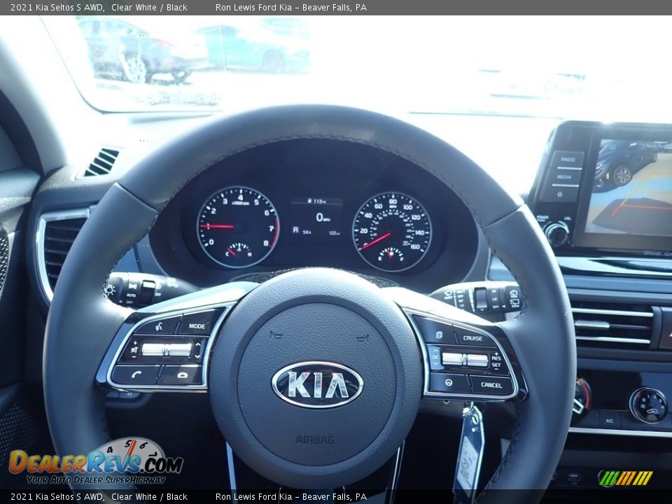 2021 Kia Seltos S AWD Clear White / Black Photo #19