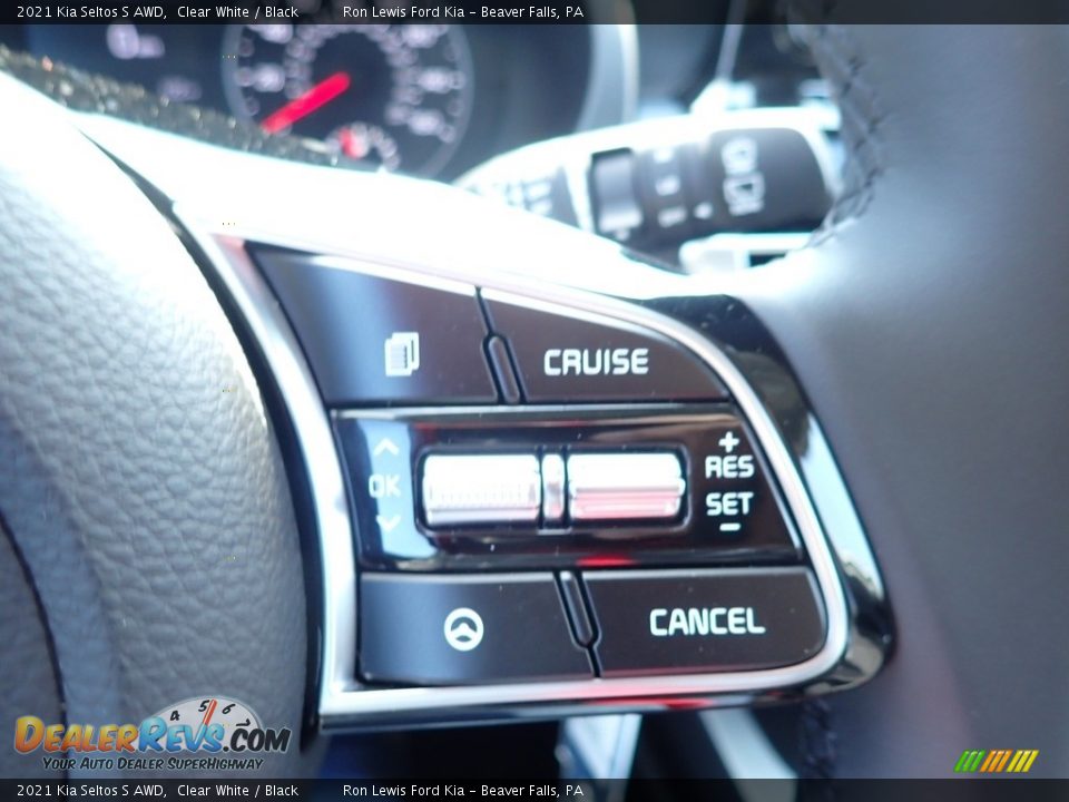 2021 Kia Seltos S AWD Clear White / Black Photo #20
