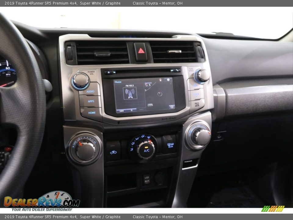 2019 Toyota 4Runner SR5 Premium 4x4 Super White / Graphite Photo #9