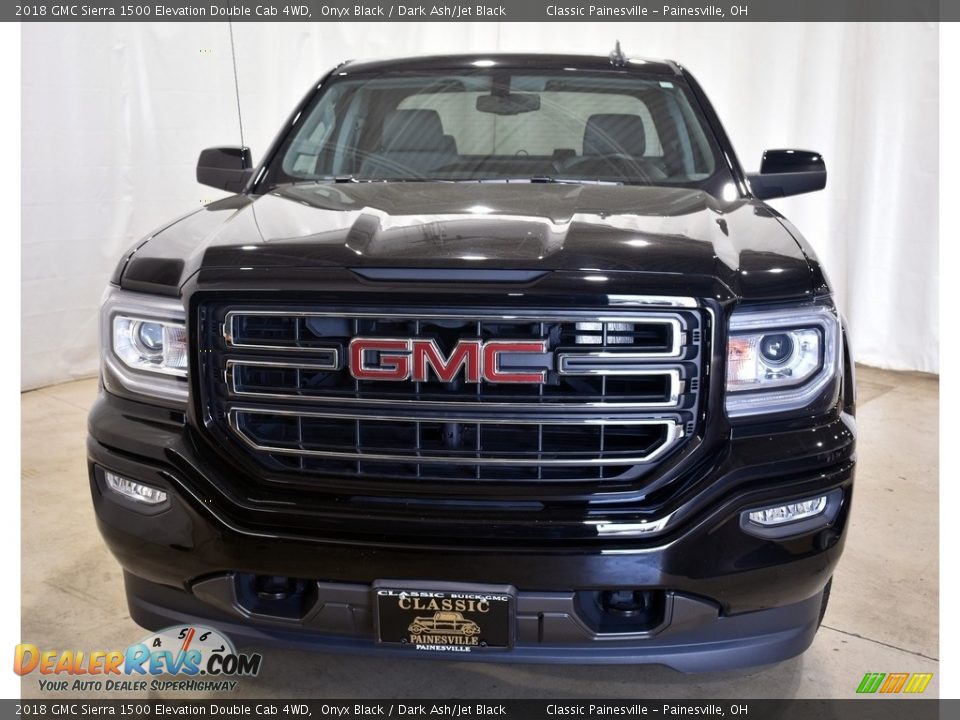 2018 GMC Sierra 1500 Elevation Double Cab 4WD Onyx Black / Dark Ash/Jet Black Photo #4