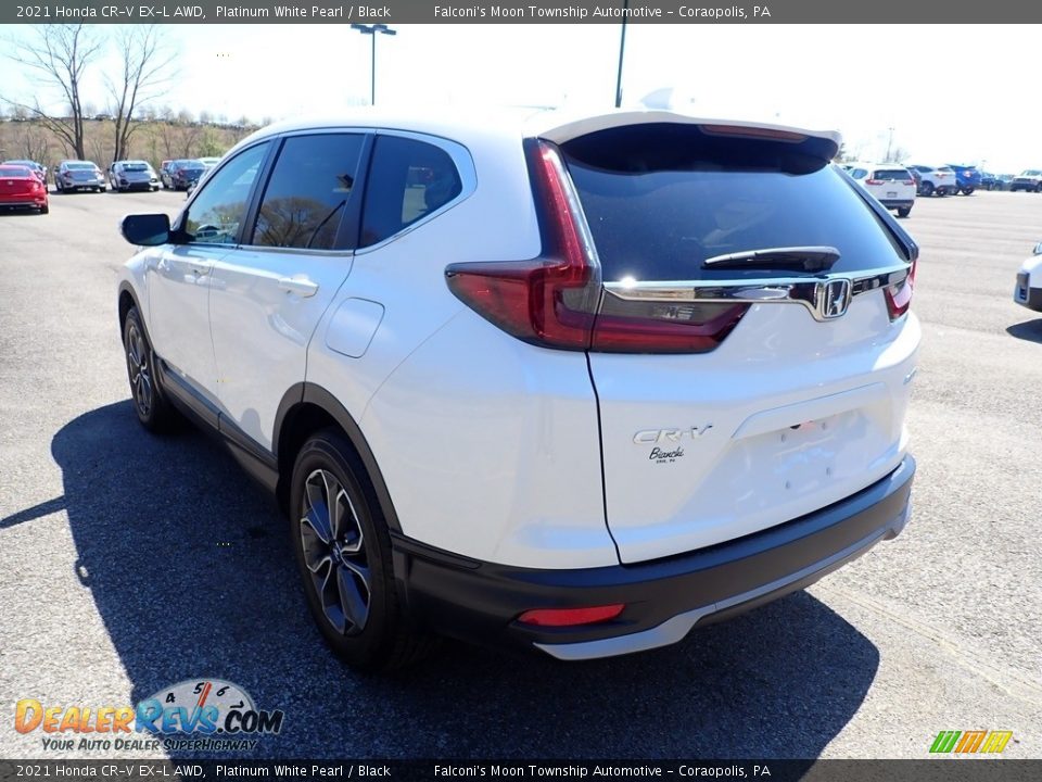 2021 Honda CR-V EX-L AWD Platinum White Pearl / Black Photo #2