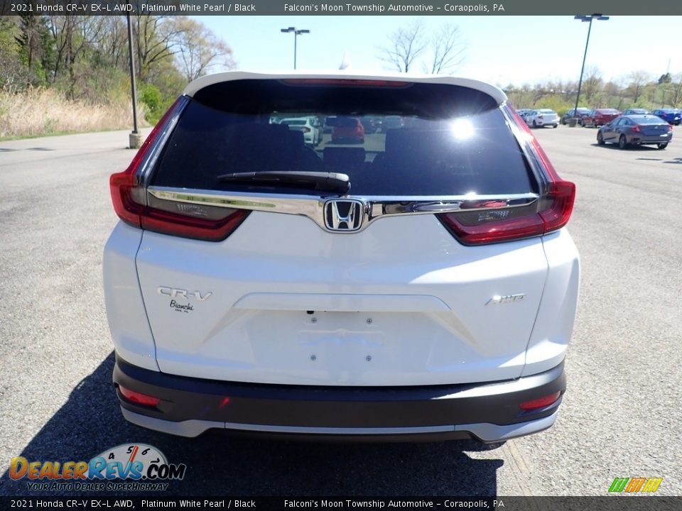 2021 Honda CR-V EX-L AWD Platinum White Pearl / Black Photo #3